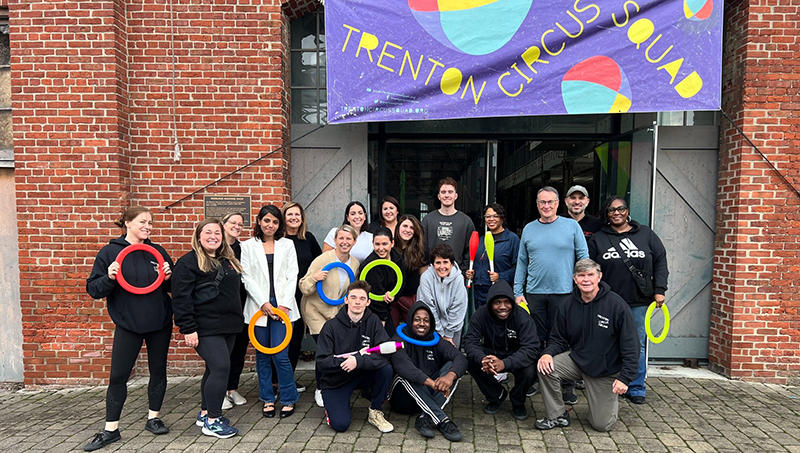 Our Team: Taft Communications group photo at the Trenton Circus